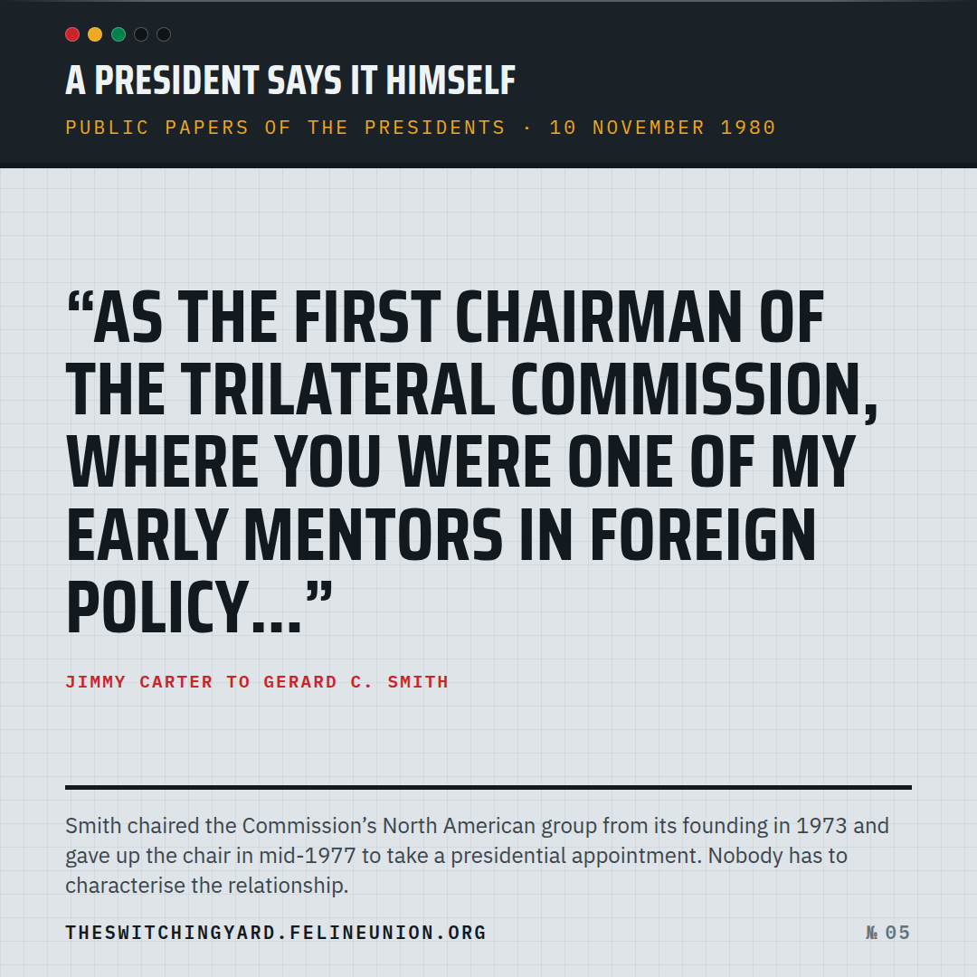 Share card 05: A President says it himself.