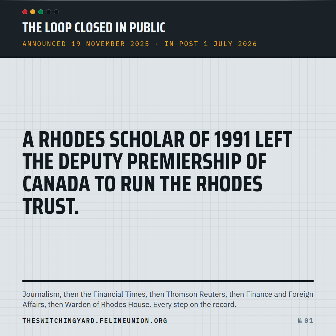 Share card 01: The loop closed in public.